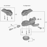 Shimano Sl-R3000 Main Lever Cover And Fixing Screw Spares & Accessories